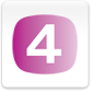Kanal 4 - Frekvens: 655,25MHz - Kanal: 44 - Analog lyd: Nicam - Sendes:Analogt,Digitalt
